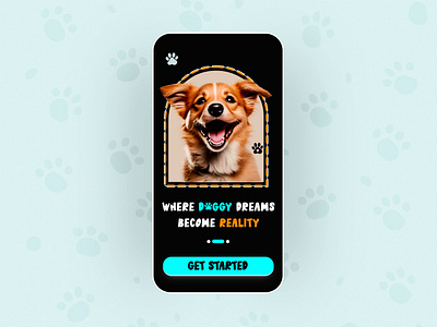 Pet Puppy App User Interface design animation bitcoins branding business clean dashboard e commerce graphic design header website ios app minimaldesign mobile app design pet apps pet care pet product pet shops trendingapps ui user interface design website design