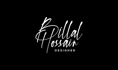 Billal Hossain Logo Animation animation graphic design logo motion graphics