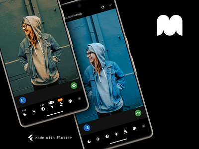 Monophoto android app editor mobile photo photography ui