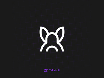 Y + Rabbit Logo branding branding and identiy graphic design illustration logo minimal logo modern logo professional logo rabbit rabbit logo vector y rabbit y rabbit logo y logo
