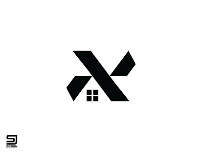 X Real Estate Logo | X Logo branding design home logo house logo lettermark logo logo design minimalist logo monogram logo property logo x home x letter logo x logo x monogram x property logo x real estate x real estate logo