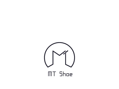 MT SHOE logo design branding graphic design logo