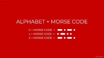Morse Code logo design logo morse code