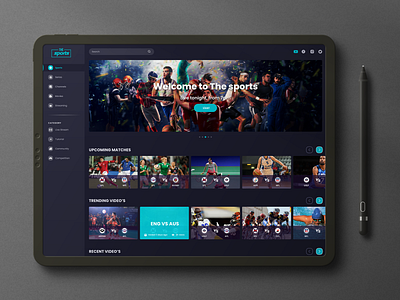 Sports Streaming website e sports gaming gaming website landing page live streming movie website overlay sports sports live sports streaming website stream package streaming twitch twitch overlay uiux webdesign website