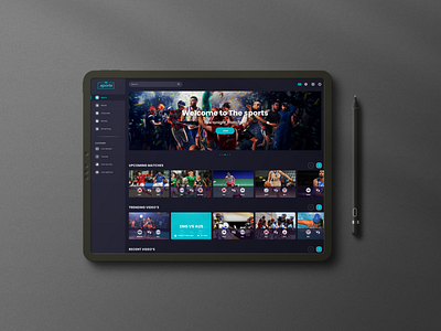 Sports Streaming website e sports gaming gaming website landing page live streming movie website overlay sports sports live sports streaming website stream package streaming twitch twitch overlay uiux webdesign website