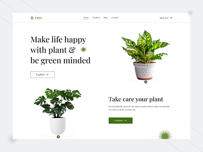 Indoor Plant Website Design website website design