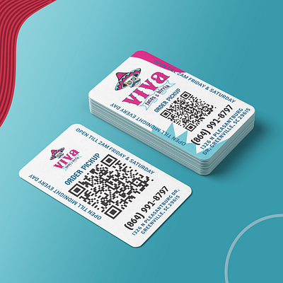 Business cards - Viva Birria 2024 branding design graphic design graphics illustration restaurant