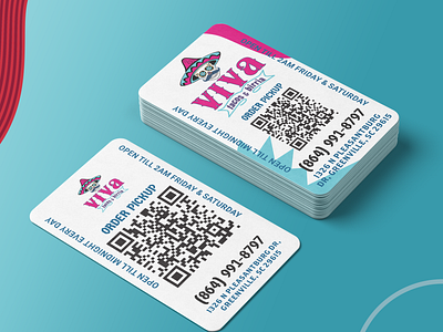 Business cards - Viva Birria 2024 branding design graphic design graphics illustration restaurant