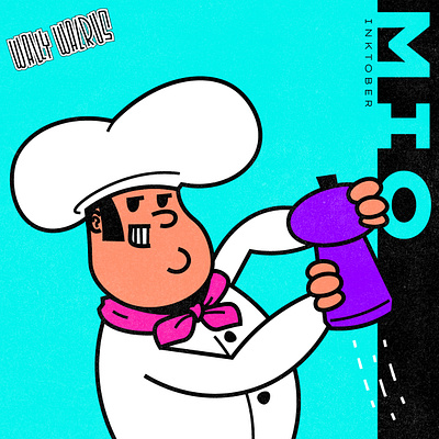 Mio il Pizzaiolo - Character Design cartoon cartoon character character design original character vector