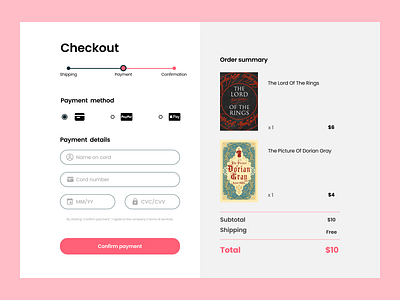 DailyUI2 - Checkout dailyui2 ui