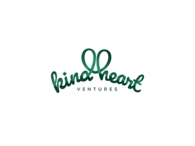 Kind Heart Ventures Logo branding design gradient graphic design heart heart logo illustration kind kind heart logo logo design logotype minimalistic modern professional logo typography unique ventures ventures logo