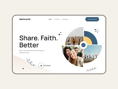 Social Website Hero Section Concept hero concept hero section ui ui design uiux user experience design user interface website website design
