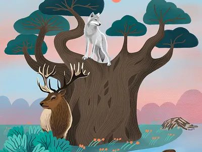 Podcast Cover Illustration cover art design digital illustration