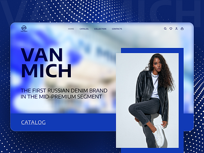 VAN MICH / online stor branding design ui ux веб