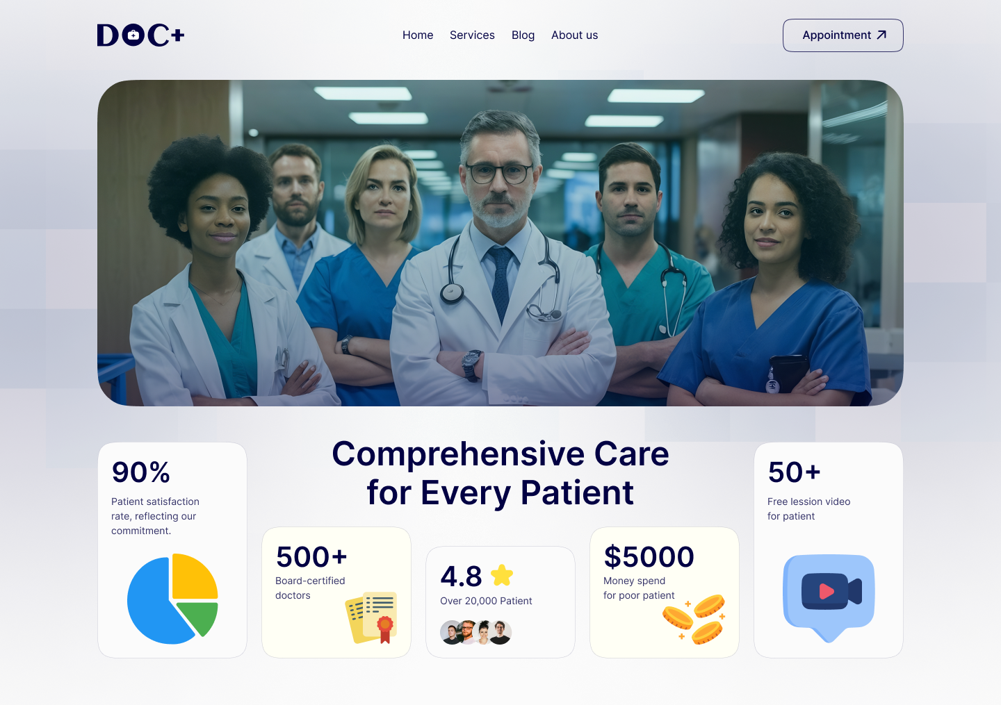 Example of UI/UX For Landing Pages & Web Apps