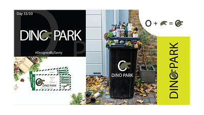 DINO PARK branding graphic design logo