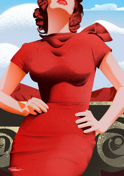 The Red Dress branding brooklyn design graphic design ill illustration rome vector