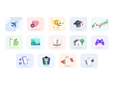 UI illustrations | Icon Set branding clean colorful figma flat graphic design icon icon design icon pack icon set icongraphy iconset illustration illustrations mobile icons ui icon ui illustrations uikit vector vector icons