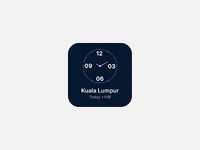 Clock Widget Design ui ux widget widgetdesign widgets