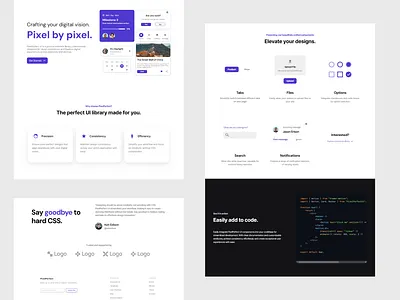 PixelPerfect Concept web design