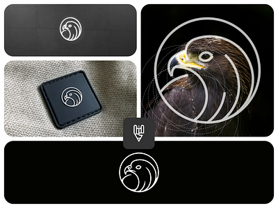 Eagle Logo branding design eagle eagle brand eagle logo golden ratio graphic design grid logo icon line art logo