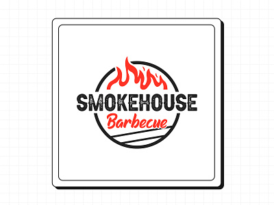 Smokehouse BBQ Logo - Branding bbq brand identity branding design graphic design logo logo design minimal typography vector vintage