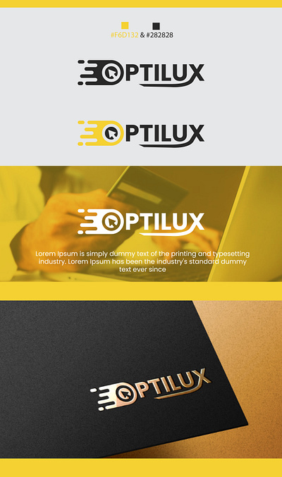OPILUX LOGO FOR CONTEST 3d animation branding graphic design logo motion graphics ui