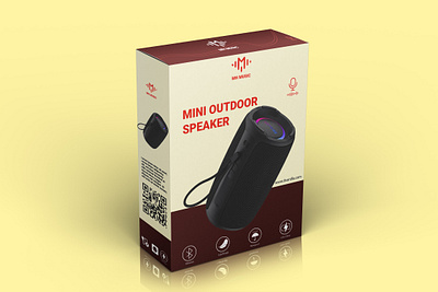 Packaging-Box-Design-For-Portable Music Speaker box design music musicbox