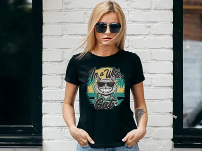 Cat T-shirt | T-shirt Design | Tee active shirt apparel cat logo cat lover cat t shirt cat t shirt design cat tshirt design clothing creative creative design custom tshirt fashion t shirt t shirt design tshirt tshirt design