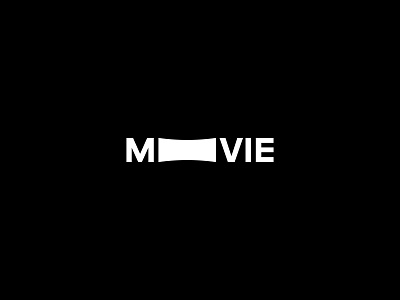 MOVIE art cinema entertainment minimal modern logo movie production tech videography wordmark