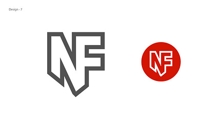 NF monogram, initial logo design branding creative graphic design iconic logo initial logo logo logo design monogram logo nf nf logo professional logo symbolic logo unique logo