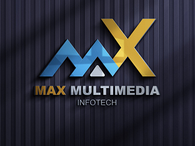 Max Multi Media Infotech (Sold) brand logo company logo logo animationm logo design motion logo professional logo