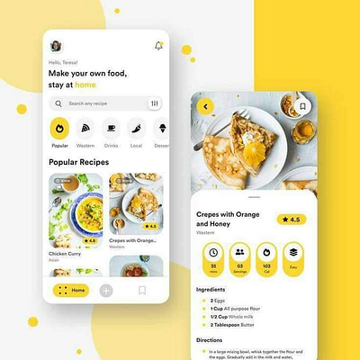 Food App app branding design graphic design illustration logo typography ui ux vector