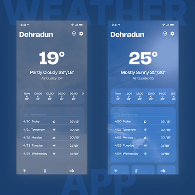 Weather App app app ui design ui user experience ux weather weather app