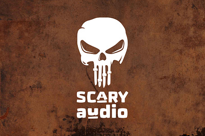 Scary Audio audio branding creative graphic design horror music sale scary skull