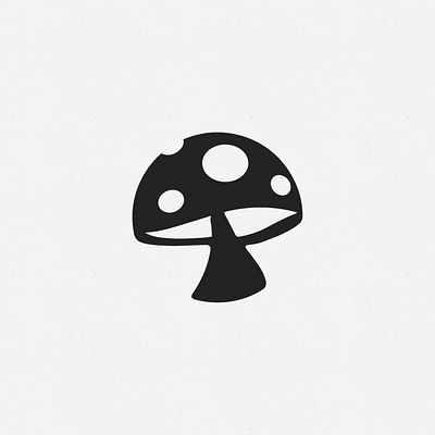 Minimal Mushroom Logo Design dynamic flat fungi fungi logo illustration logo logo design minimal minimal mushroom logo modern mushroom logo mushroom logo design shroom logo symbolic