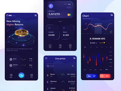 Mining APP crypto mining crypto mining app design mining mining app