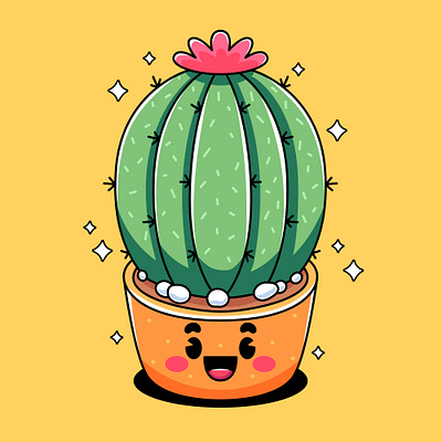Cactus animal cactus cartoon character colorful cute design graphic design illustration kawaii plant