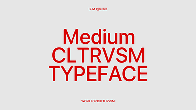 Typeface for culturvsm brand branding design fashion font font design graphic design logo type typography