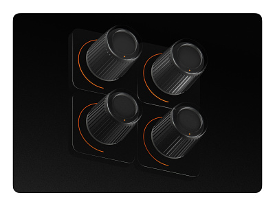 Premium Glass-Grip Enhanced Knob audio knob logic music plugin pro visual design