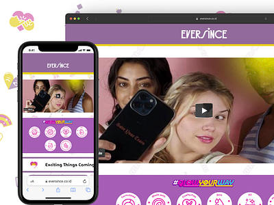 Eversince Website ui