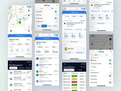 Mapon - Vehicle GPS Tracking Mobile App Case Study app design driver behaviour driver management fleet app fleet app design fleet management fleet management app geofence gps tracking gps tracking app interface design map mobile app design moslimuddin product design ux design vehicle gps tracking vehicle tracking vehicle tracking app webdesign