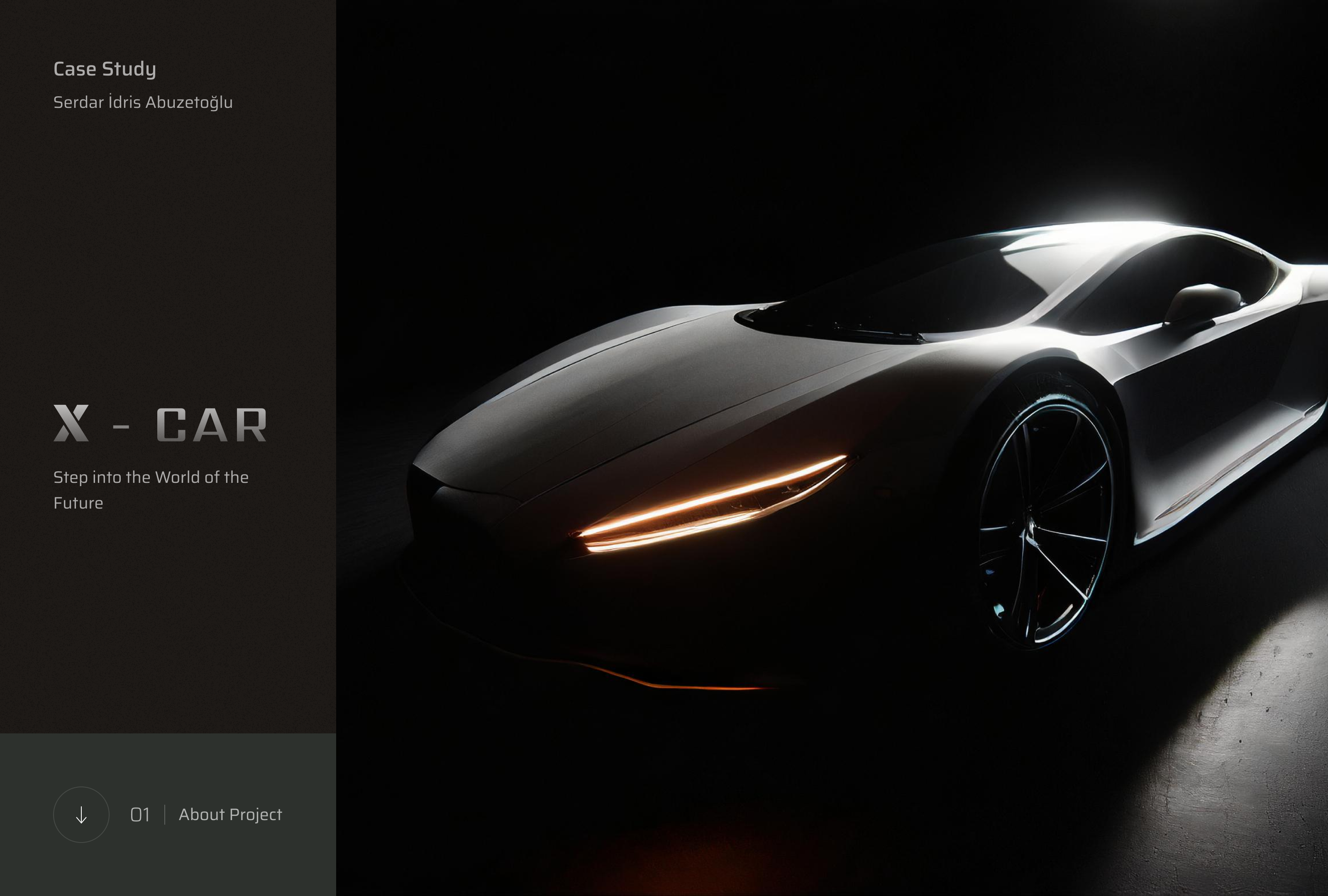 X-CAR | Landing Page | Case Study car website case study design figma landing page ui user experience design user interface design ux web design