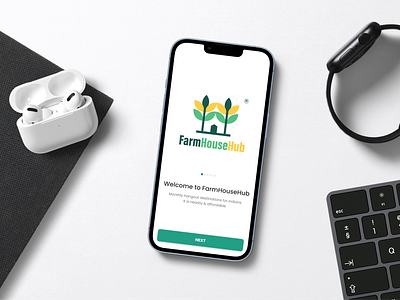 Mobile App Design - FarmHouseHub uiux services