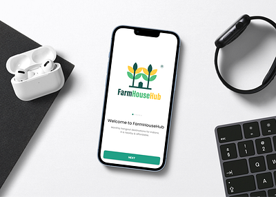 Mobile App Design - FarmHouseHub uiux services