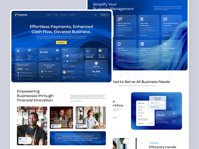 PayLinks - Payment Website Design banking credit card design digital wallet exchange money payment web web design web site webflow
