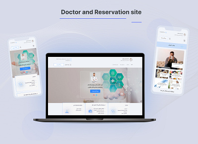 Doctore site design panel responsive ui ux website