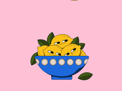 Лимоны 2danimation aftereffects animation branding design graphic design illustration limon vector