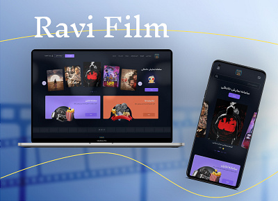 Ravi film design movie responsive ui website