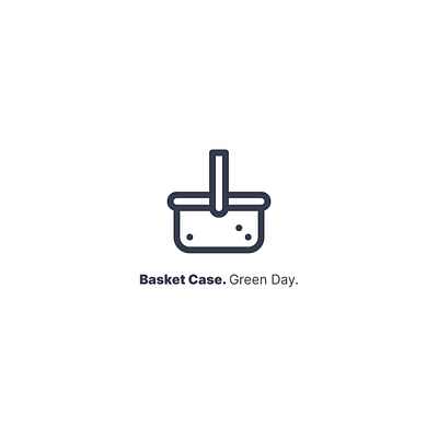Basket Case anxiety basket basket case free icons green day icon design icon pack illustration picnic psychology song tune tune to icon